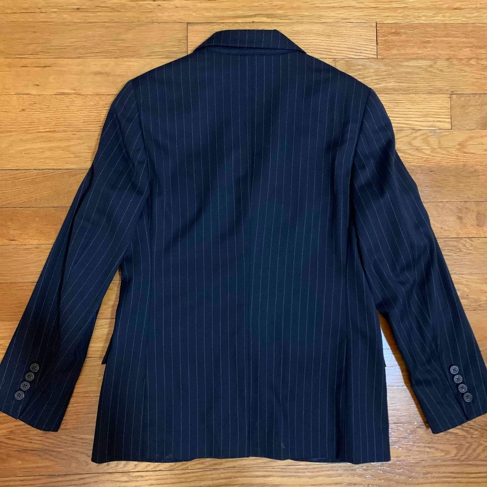 Vintage POLO girls pinstripe blazer size12 - Picture 2 of 5